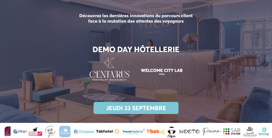 Dodo-up participe au Demo Day organisé par Centaurus Hospitality Management – le 23 Septembre 2021 à Paris